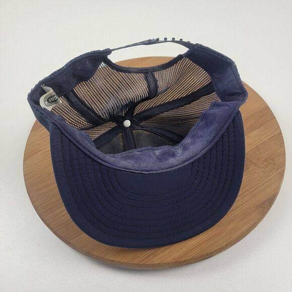 Vintage CAT Diesel Power Mesh Trucker Cap USA‎ Adjustable Blue Caterpillar Inc - Picture 9 of 12